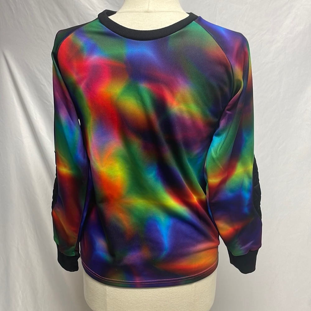 Colorful Brava Soccer Shirt with Padded Elbows Size Youth Large